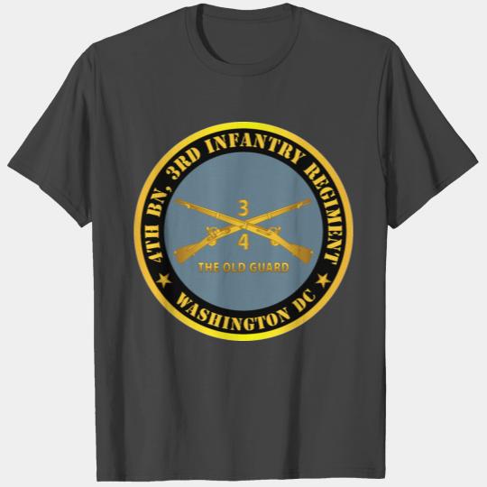 4th Bn 3rd Infantry Regiment Washington, DC T Shirts