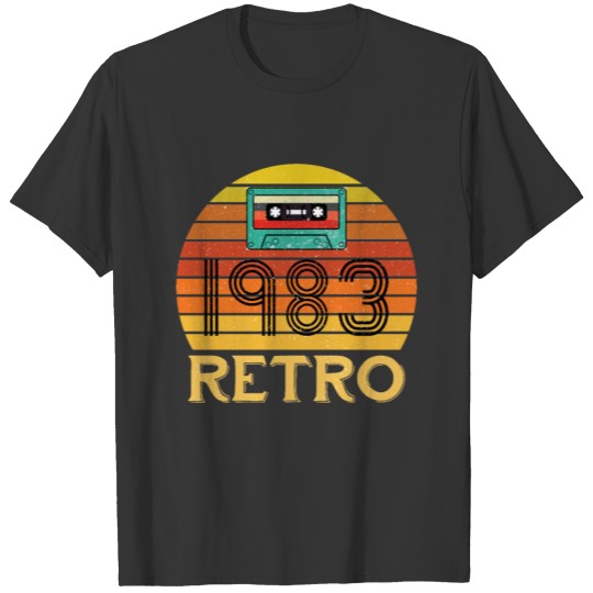 1983 Retro Birthday Dad Birthday Year of Birth T Shirts