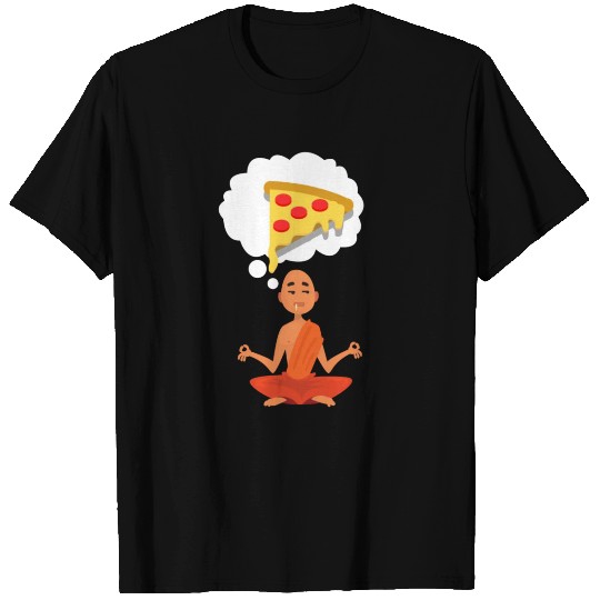 Buddha Meditation Thinking About Pizza Zen Gift T Shirts