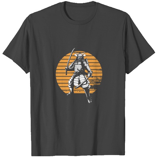 Retro Samurai Vintage Ninja Warrior Katana Kendo T Shirts