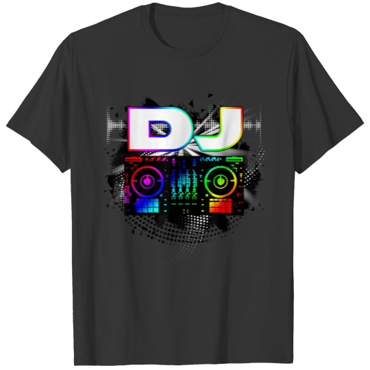 Dj Music Lover Music Player Sound Cool Funny 2491 T-shirt