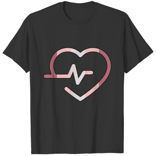 Our Hearts : Femme Pride Flag T-shirt