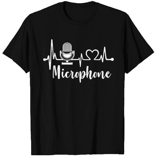 Heartbeat Microphone T Shirts