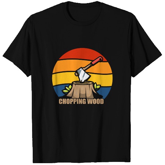 Chopping Wood Vintage T Shirts