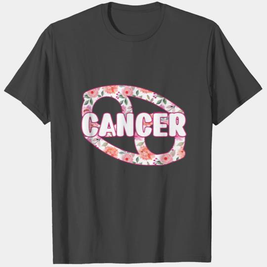 Cancer Zodiac Sign Birthday Gifts Horoscope Woman T Shirts