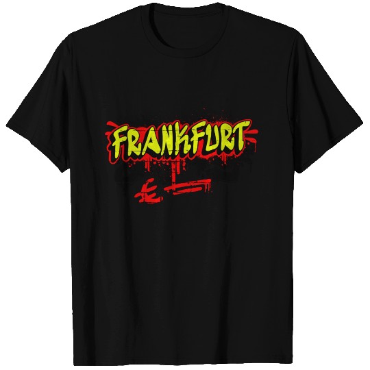 Frankfurt Graffiti Germany Design T Shirts