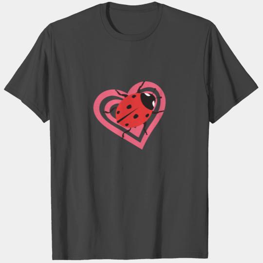 Ladybug Ladybugs Entomology Insect Heart Gift T Shirts