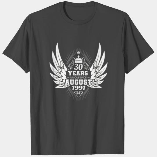 30th birthday woman angel wings gifts T Shirts