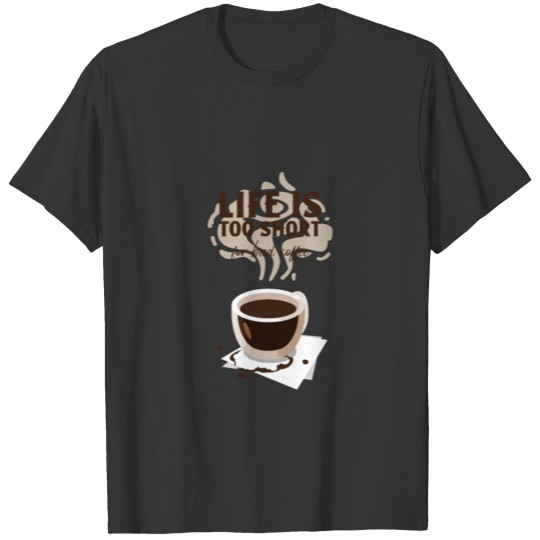 cool tshirt design template coffee enthusiasts T-shirt