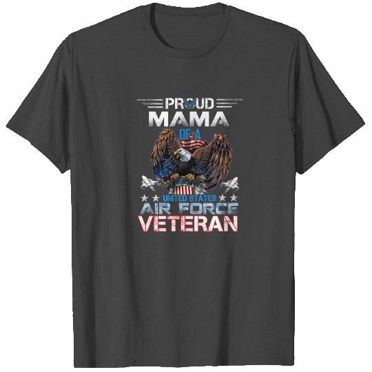 Veteran-Proud Mama Of Us Air Force Veteran Patriot T Shirts