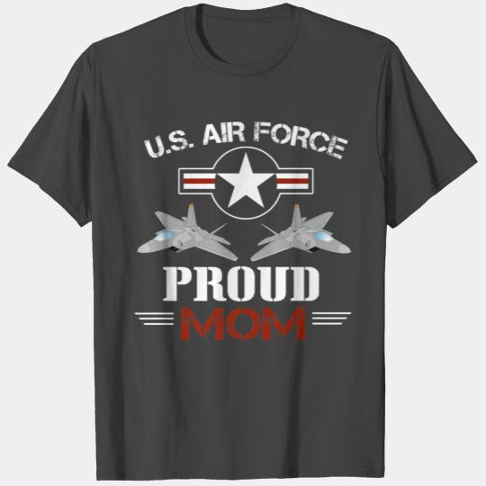 Veteran-Proud Mom Of A Air Force Veteran American T Shirts