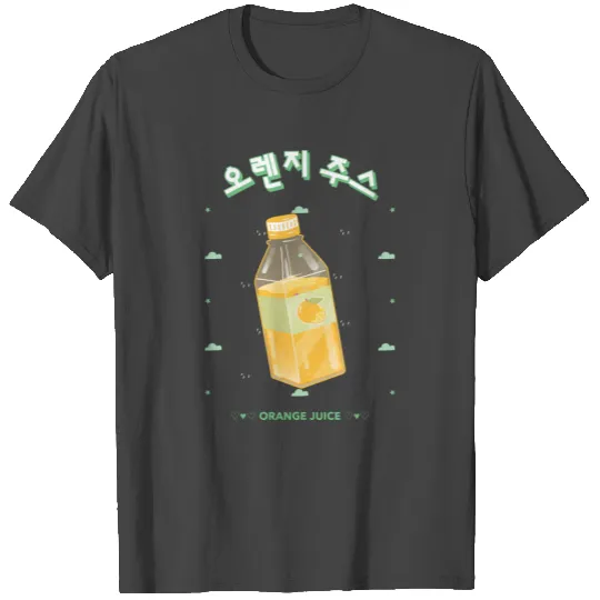 Delicious Orange Juice Kawaii with an Orange Juice T Shirts