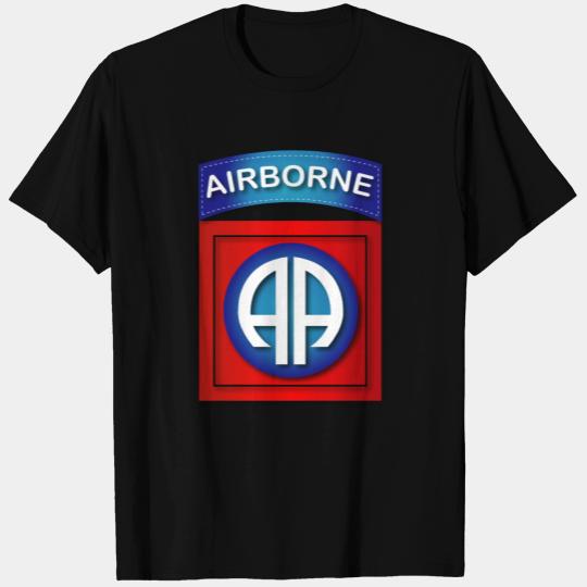 Army 82nd Airborne Division SSI wo Txt T Shirts