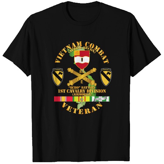 Echo Btry 82nd Artillery DUI 1st Cav Div T Shirts