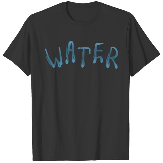 Water Water graphic design random store T-shirt