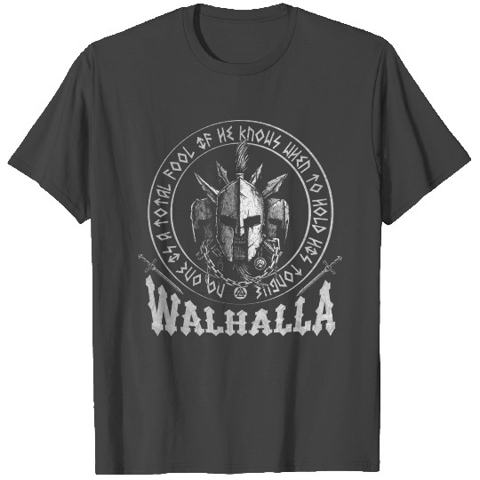 Valhalla Odin Viking Motif T Shirts
