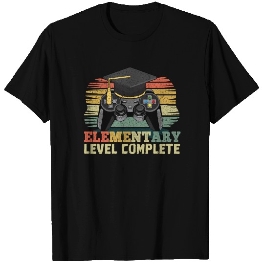 Elementary Complete Graduation Gaming Gamer T Shirts
