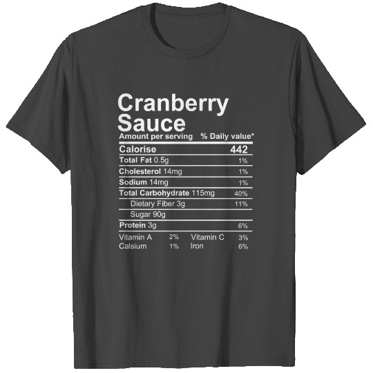 cranberry sauce T Shirts