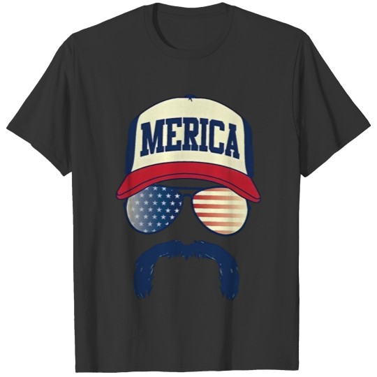Funny Shirt 4th of July American Flag Patriotic T-shirt