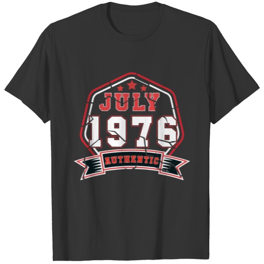 July 1976 Vintage Gift Idea T-shirt