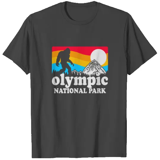 Bigfoot At Olympic National Park T Shirts