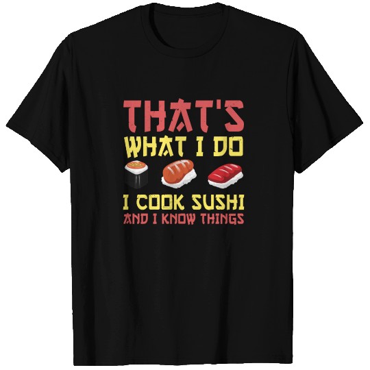 Sushi Chef T Shirts Gift