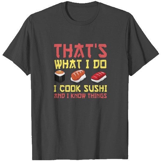 Sushi Chef T Shirts Gift