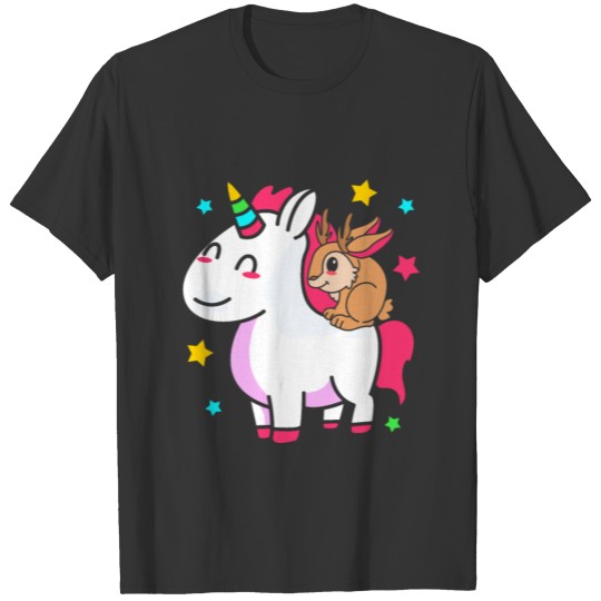 Jackalope Unicorn Mythical Creature Cryptid T Shirts