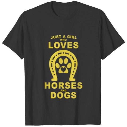01 dog horse love pngHorse dog pony T Shirts