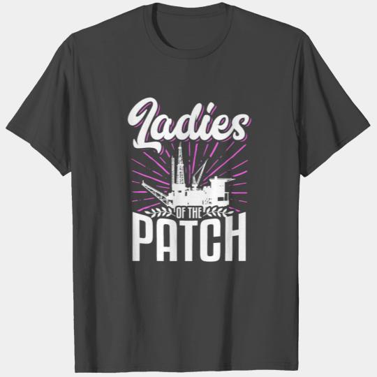 Female Oilfield Worker Roughneck T Shirts