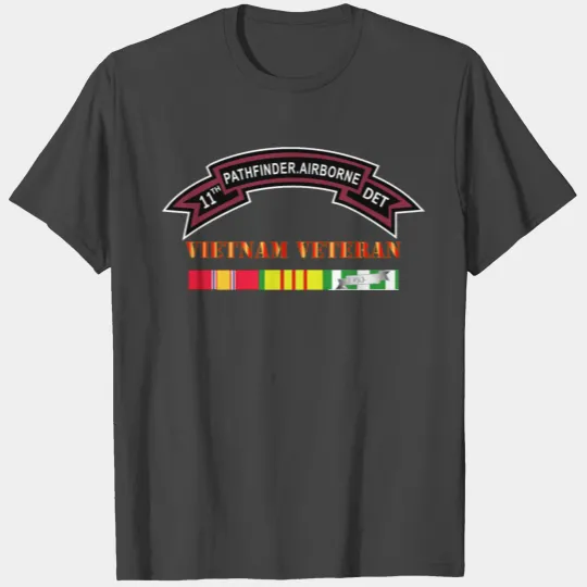 Army 11th Pathfinder Detachment Vietnam Veteran T Shirts