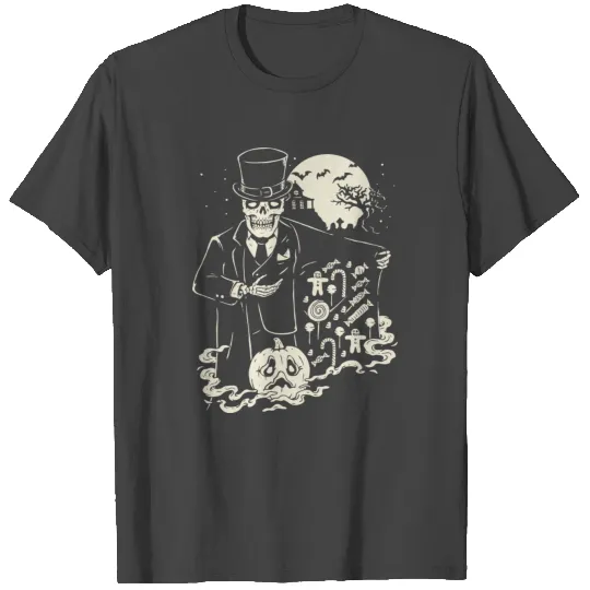 Horror Art Skeleton Candyman Psychobilly Lowbrow A T Shirts