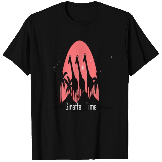 Giraffe time T Shirts