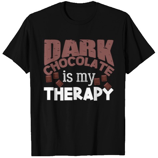 Dark Chocolate Saying Joke Cocoa Brownie Baking T Shirts