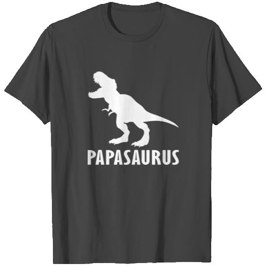 papasaurus papa dinosaur T Shirts