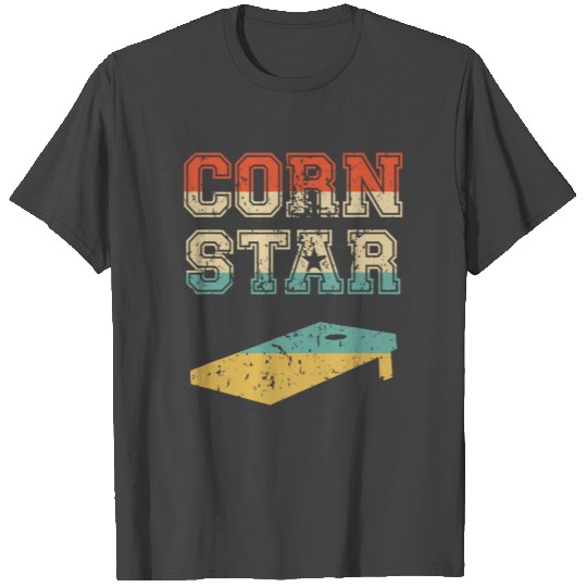 Cornhole Tournament Vintage Corn Star T Shirts