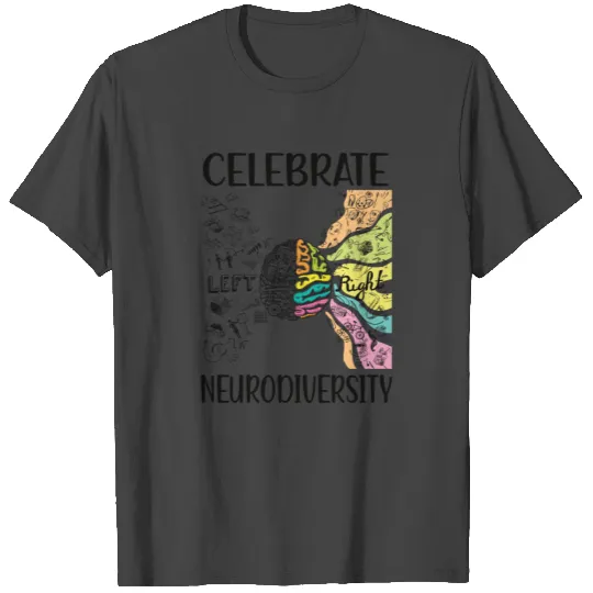 Neurodiversity Awareness Autism Neurodivergent ASD T Shirts