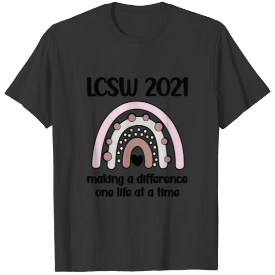 LCSW Licensed Clinical Social Worker Appreciation T-shirt