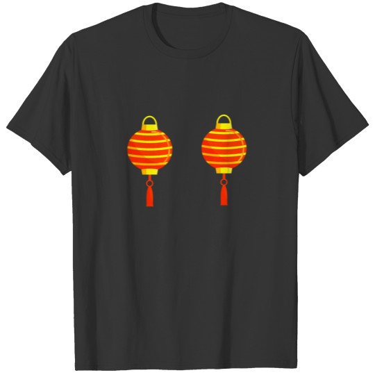 Japanese lanterns art lantern gift light T-shirt