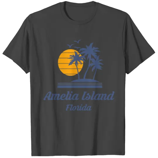Amelia Island Beach Florida Fl City State Tourist T Shirts