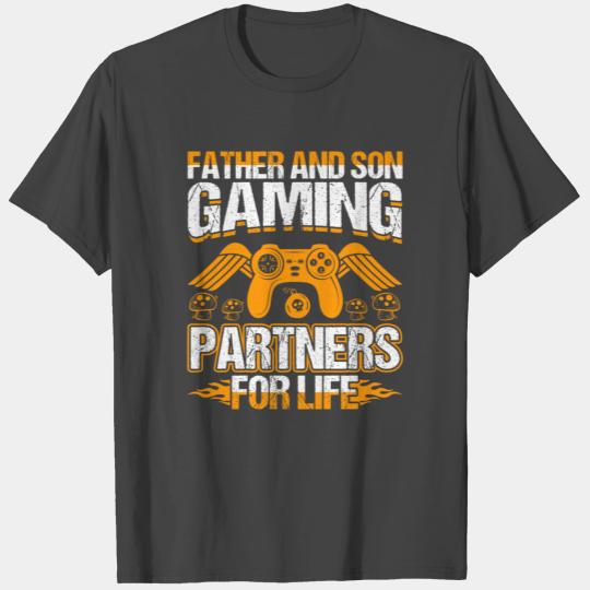 Father And Son Gaming Partners For Life T Shirts