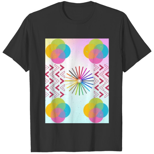 3D Pattern Printed T-shirt