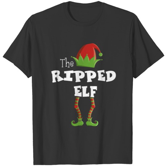 Ripped Elf Xmas Pajama T-shirt