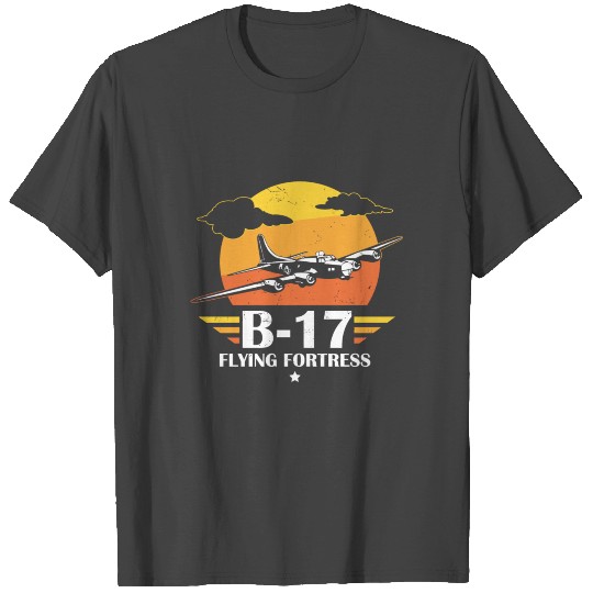 B-17 Flying Fortress Gift Air Force Aviation Desig T Shirts
