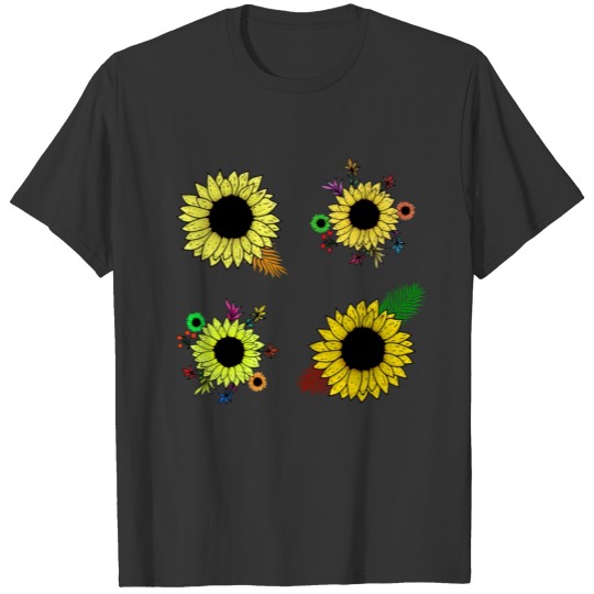 Sunflower pack, sunflower mini set T-shirt
