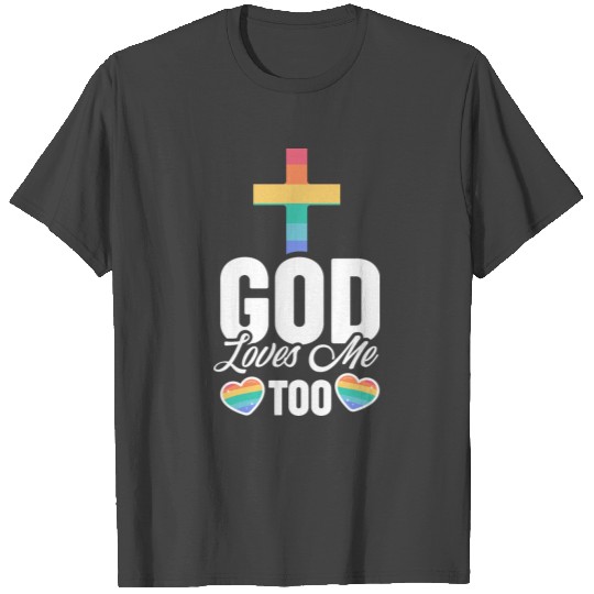 LGBTQ Rainbow | God Faith Christ LGBT Gift Idea T Shirts