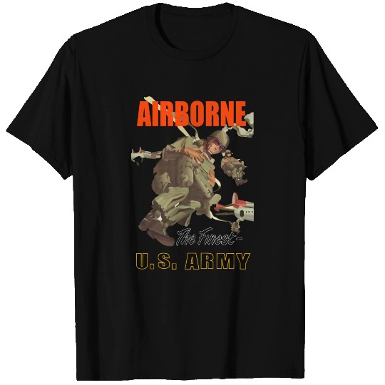Army Airborne Poster T Shirts