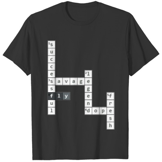 Crossword T-shirt