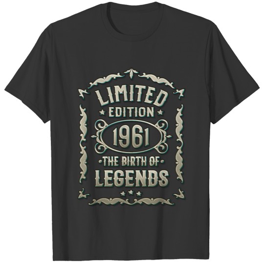 60th Birthday Vintage 1961 T Shirts