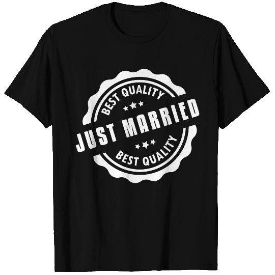 Just Married Best Quality T Shirts